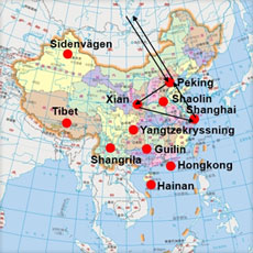 shanghai karta Kinaresor, Peking, Xian, Shanghai, Kina resa, Kina resor, Resa  shanghai karta